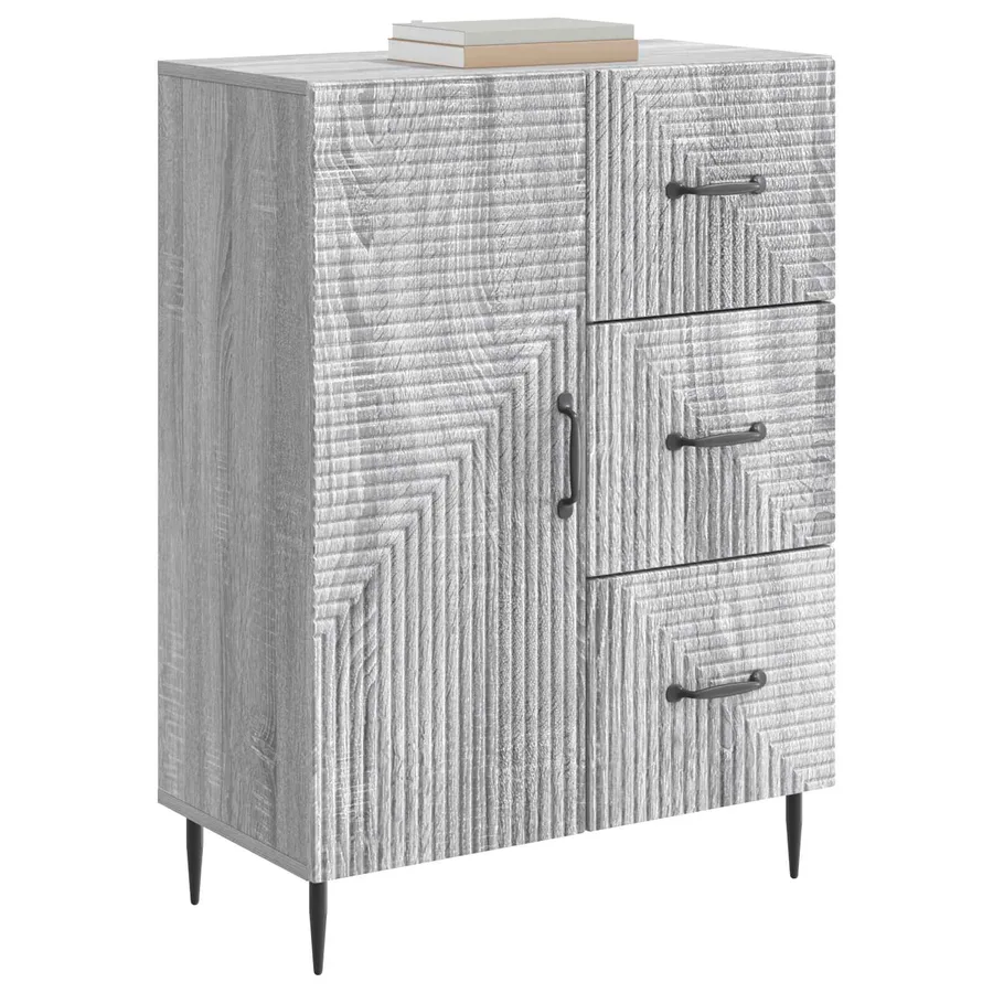 Buffet Sonoma gris 66 x 34,5 x 89,5 cm Bois d'ingénierie - 3
