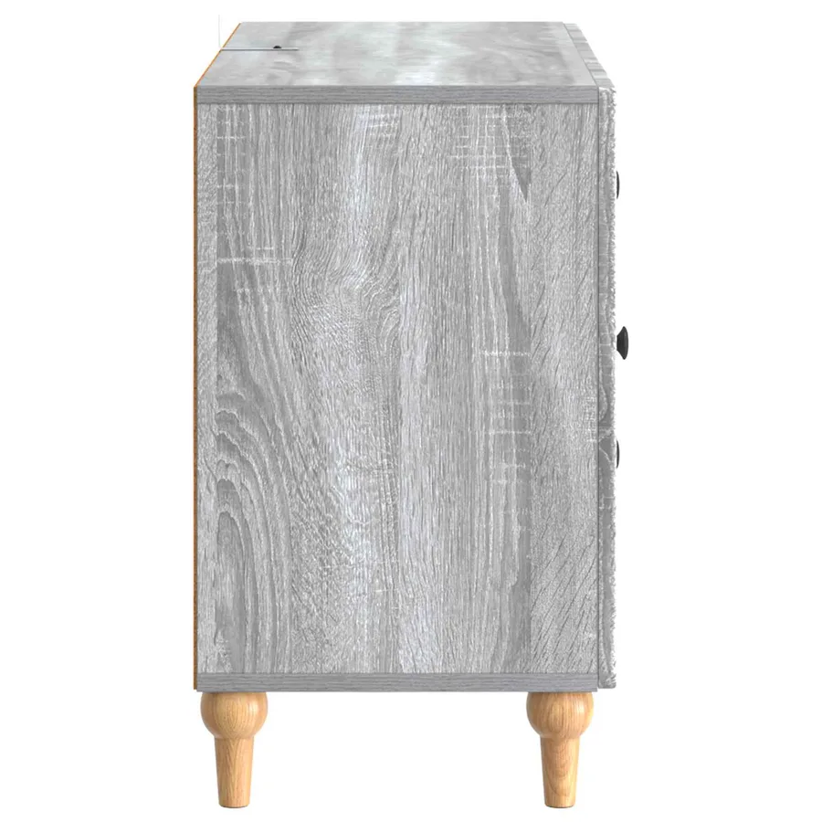 Meuble TV Sonoma gris 89 x 34,5 x 60 cm Bois d'ingénierie - 7
