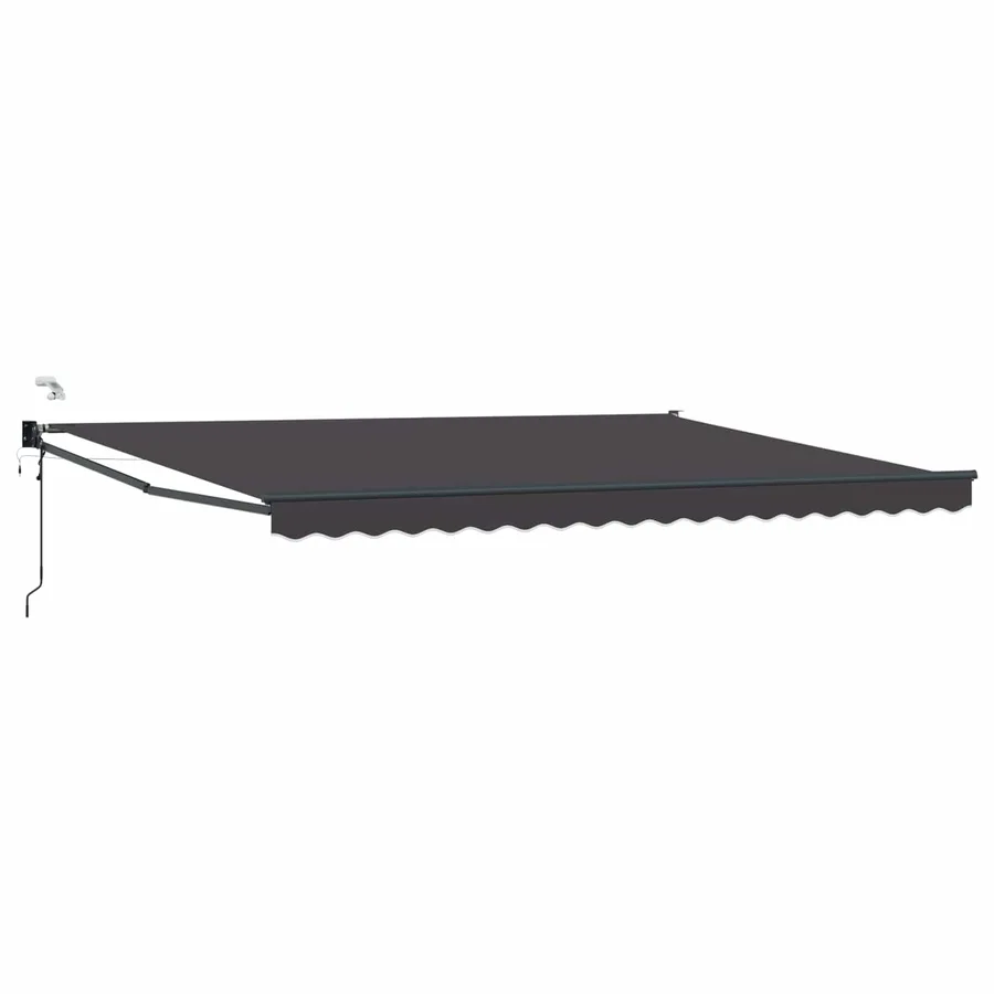 Auvent rétractable électrique Anthracite 4,5 × 3 m - 2