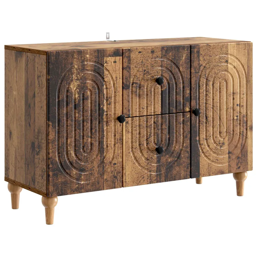 Meuble TV Bois ancien 89 x 34,5 x 60 cm Bois d'ingénierie - 2