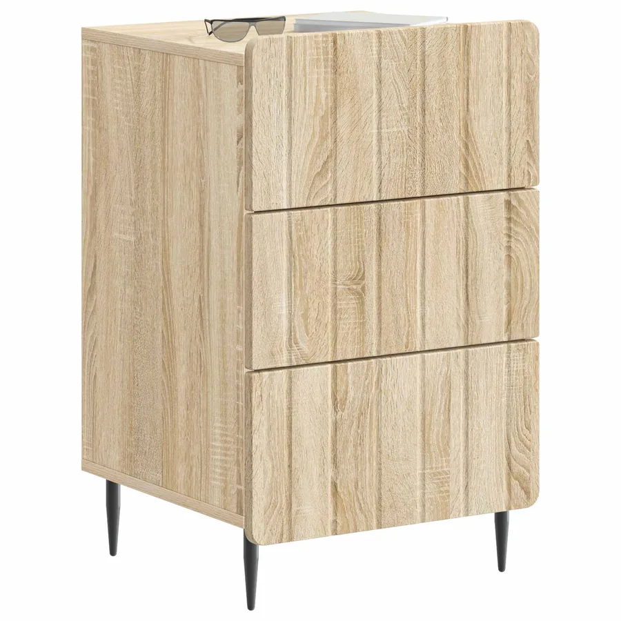 Cabinet de chevet avec tiroir Chêne Sonoma 43 x 41 x 68 cm - 3