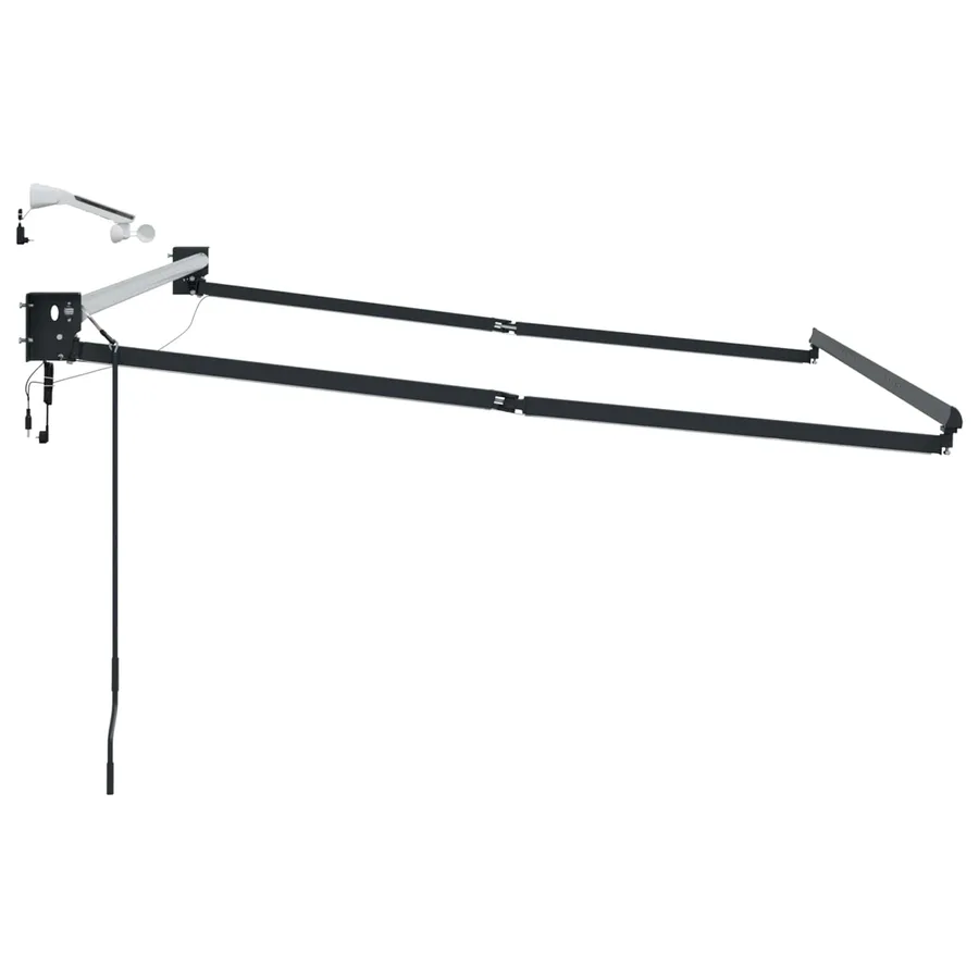 Cadre de store rétractable électrique Anthracite 3,5 x 2,5 m - 6