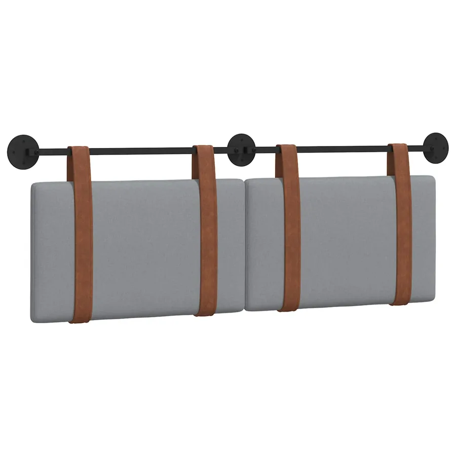 Tête de lit suspendue Gris clair PU antique - 2