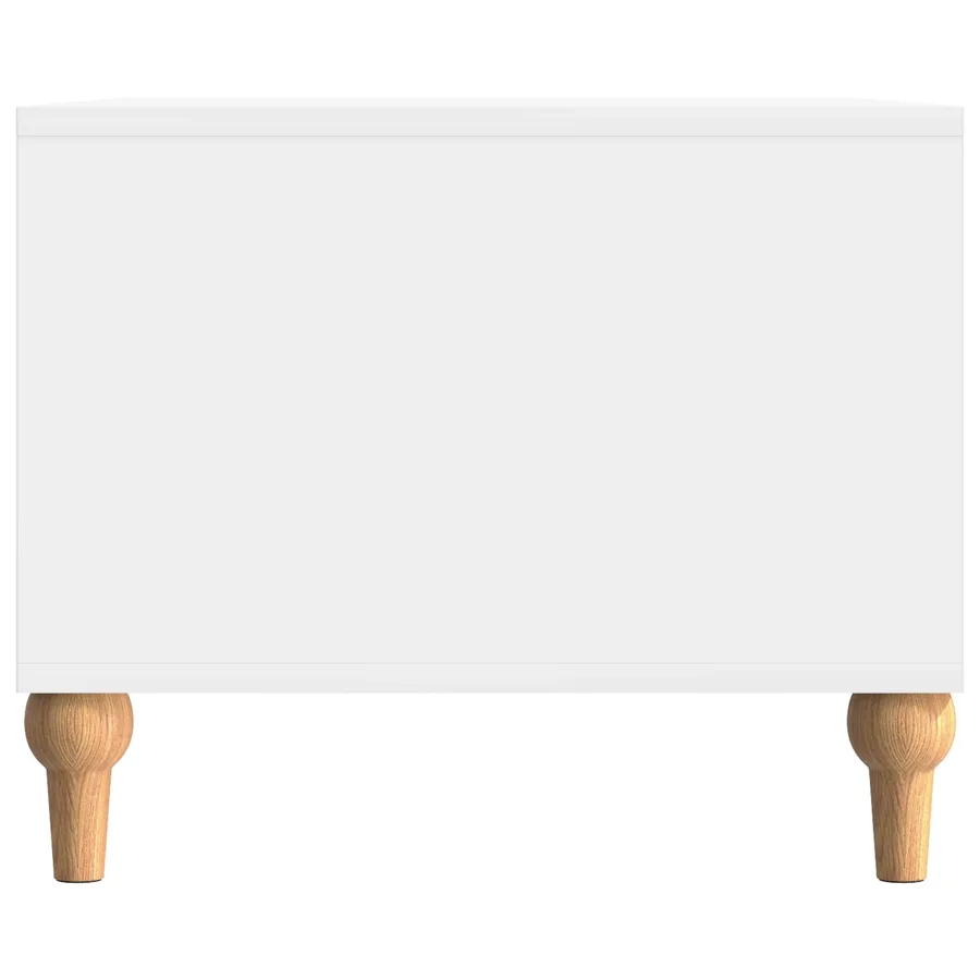 Table basse Blanc brillant 90 x 50 x 40 cm Bois d'ingénierie - 6
