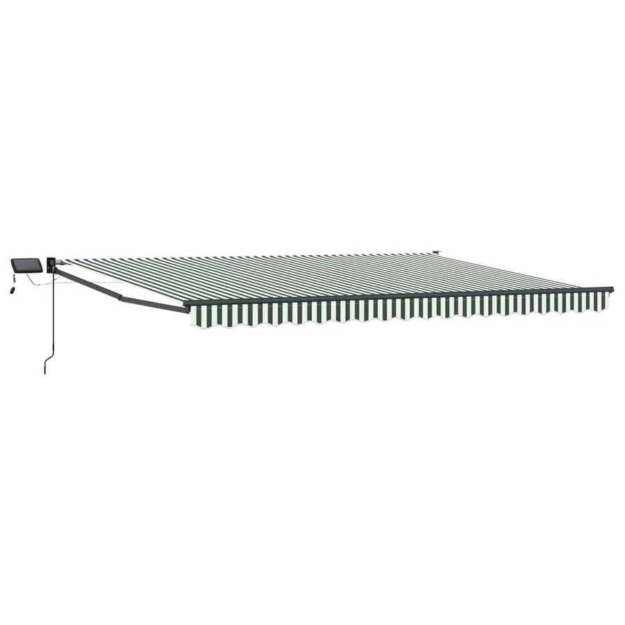 Store rétractable manuel avec LEDs 4 × 3 m - 2
