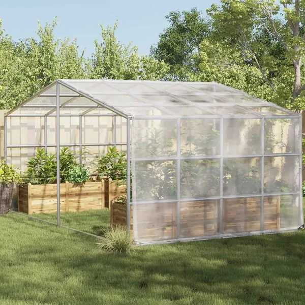 Couverture pour plantes Transparent 5 x 8 m PE