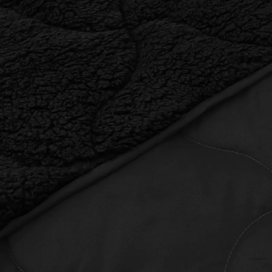 Duvet d'été simple Matelassé Noir 155 x 200 cm - 5