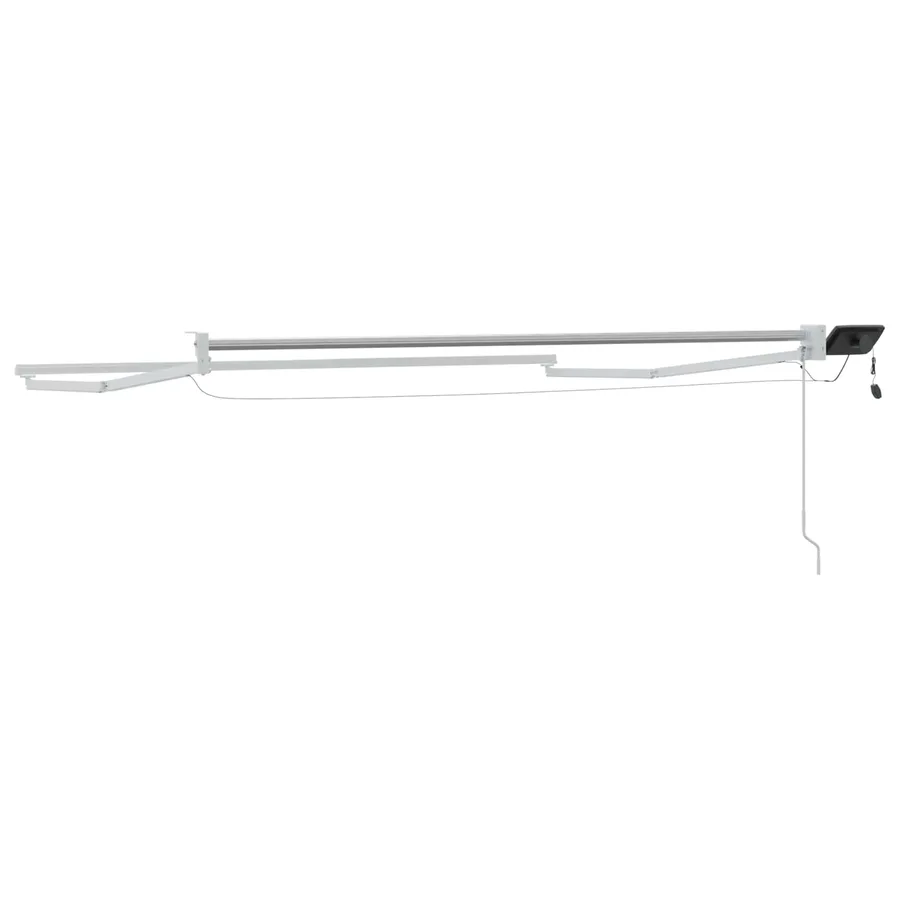 Cadre de store rétractable électrique Blanc 3 x 2 m Aluminium - 7
