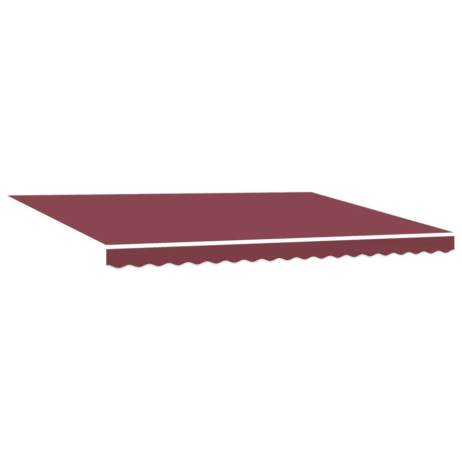 Auvent rétractable Bordeaux 4 x 2 m Polyester et métal - 4