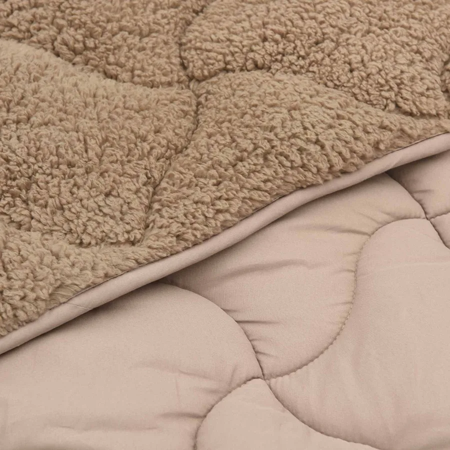 Duvet d'été simple Matelassé Taupe 200 x 220 cm - 5