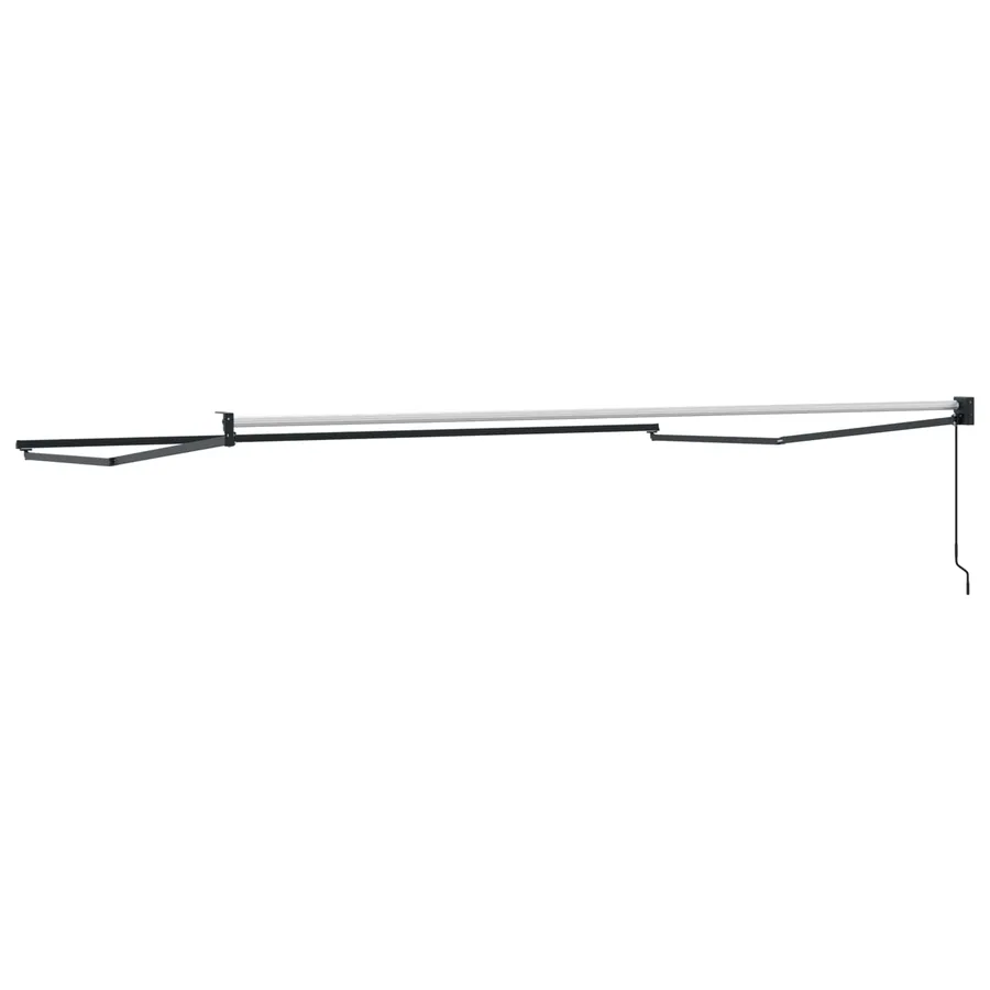 Cadre de store rétractable manuel Anthracite 4 x 2 m Aluminium - 5