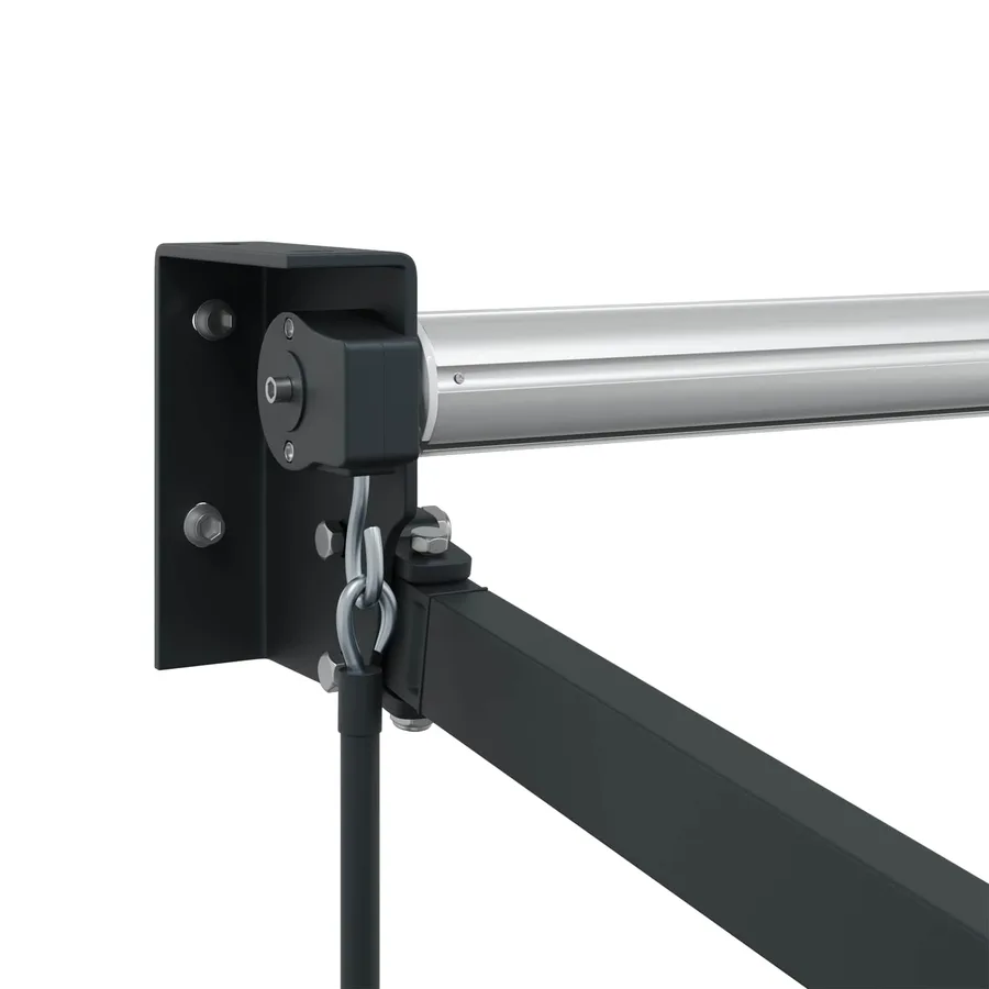 Cadre de store rétractable manuel Anthracite 4 x 2 m Aluminium - 7