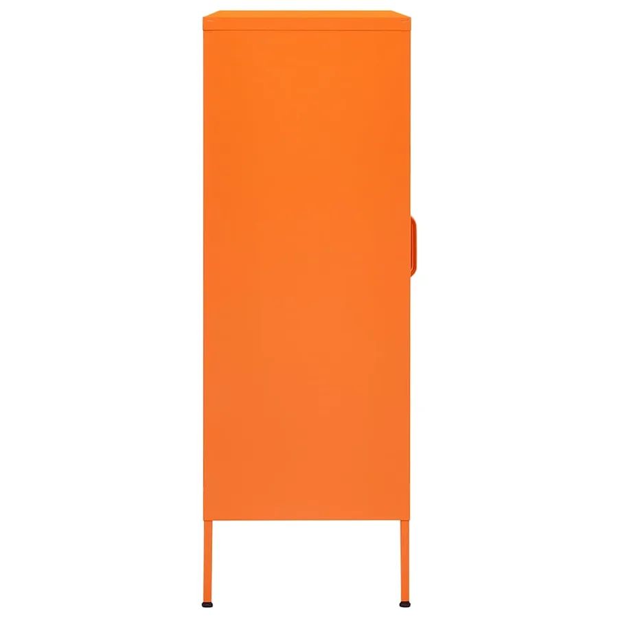 Armoire de rangement Orange 80x35x101,5 cm Acier - 5
