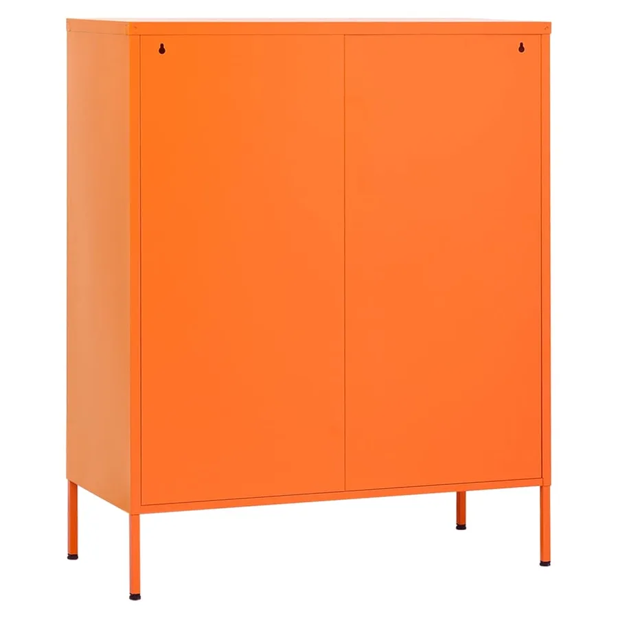 Armoire de rangement Orange 80x35x101,5 cm Acier - 6