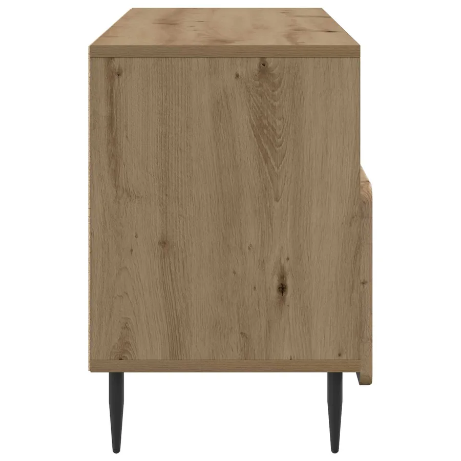 Meuble TV 102 x 34,5 x 50 cm Chêne artisanal Bois d'ingénierie - 7