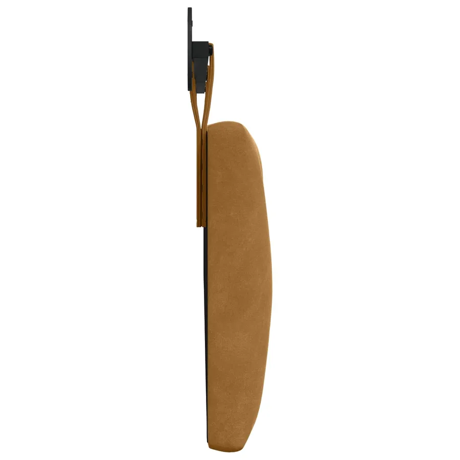 Tête de lit suspendue Avec lumière LED Marron Velours - 6