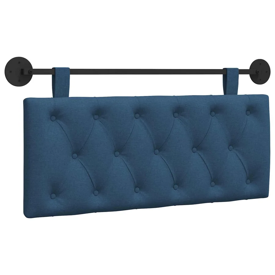 Tête de lit suspendue Bleu Tissu - 2