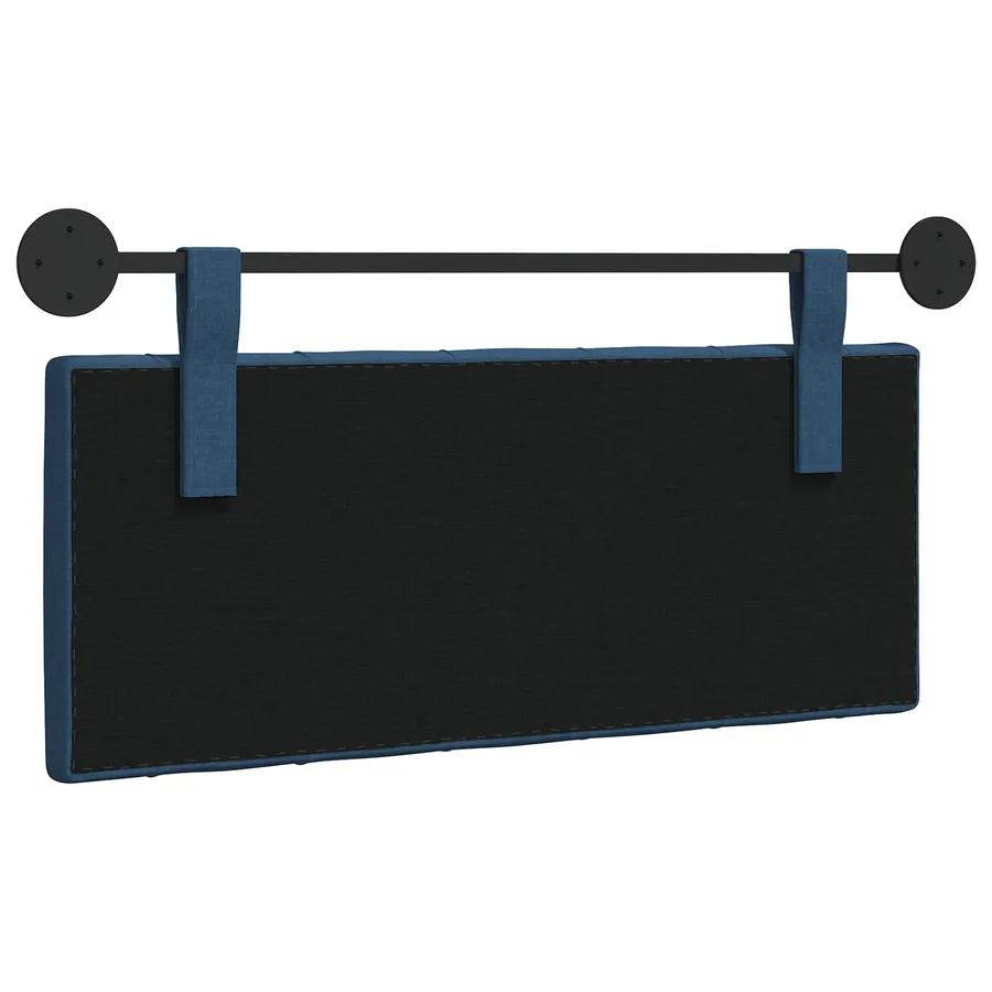 Tête de lit suspendue Bleu Tissu - 7