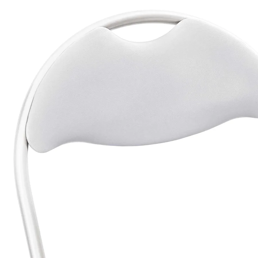 Chaise pliante 2 pcs Simili cuir Blanc 48 x 43,5 x 81 cm - 9