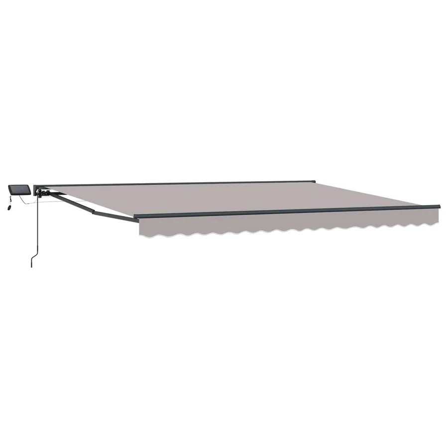Cadre de store manuel avec LEDs 4 × 3 m - 2