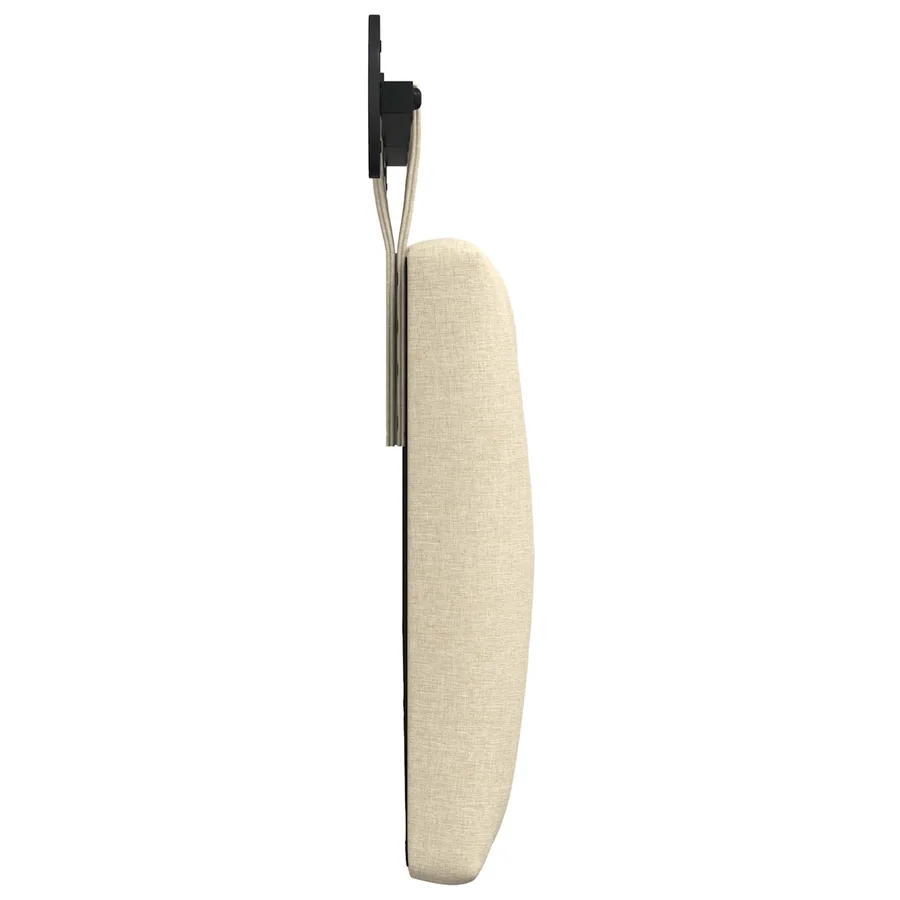 Tête de lit suspendue Crème Tissu - 6