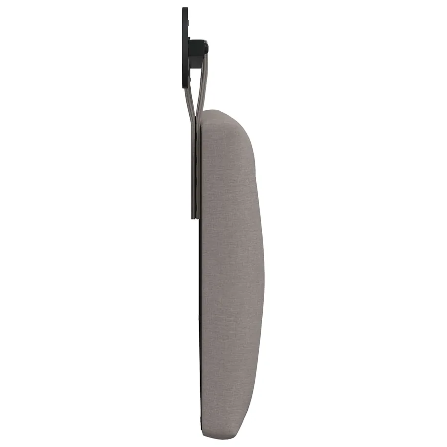 Tête de lit suspendue Taupe Tissu - 6