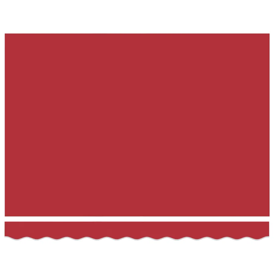 Auvent rétractable électrique Rouge et Blanc 3 x 2,5 m - 6