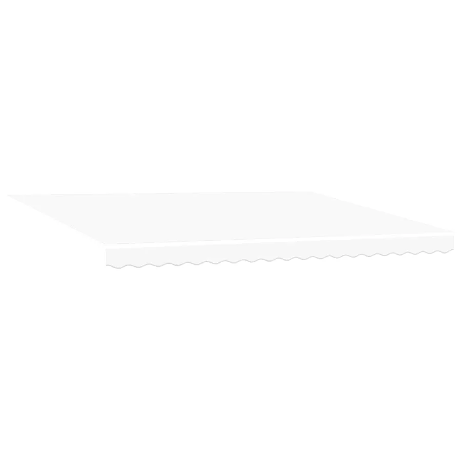 Store rétractable manuel avec LEDs Blanc 4 × 3 m - 5