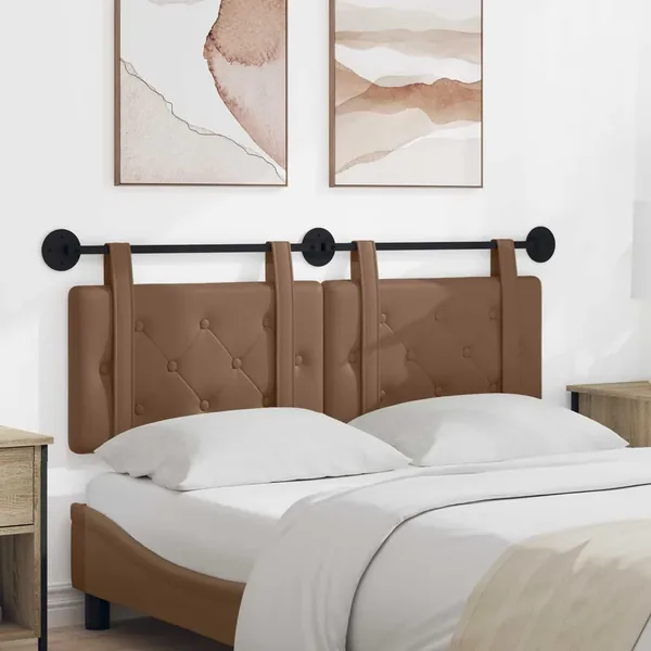 Tête de lit suspendue Cappuccino Simili cuir