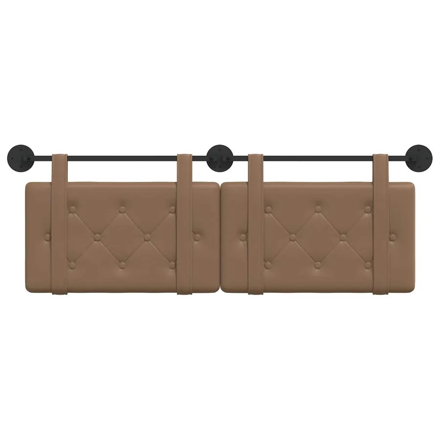 Tête de lit suspendue Cappuccino Simili cuir - 5
