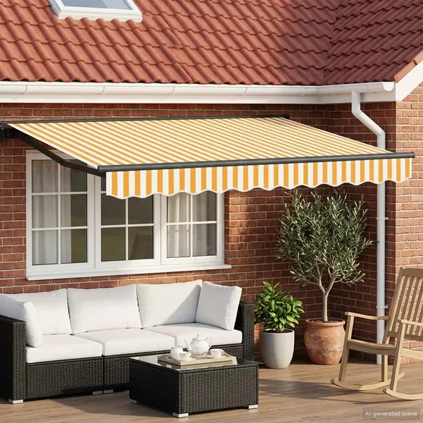 Auvent rétractable électrique 3 x 2,5 m