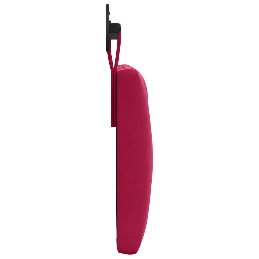 Tête de lit suspendue Avec lumière LED Bordeaux Velours - 6