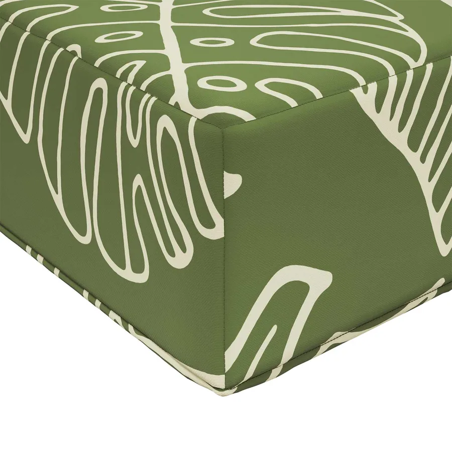 Coussin de canapé d'extérieur Modèle feuille 80 x 80 x 8 cm - 6