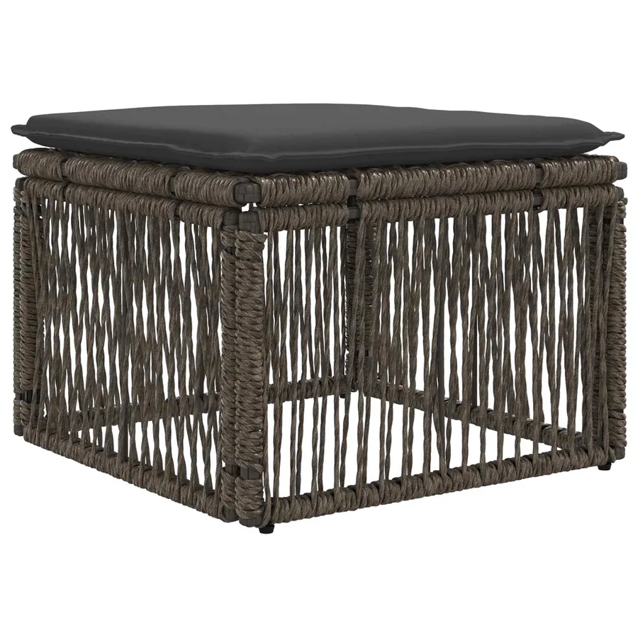 Tabouret Gris polyrotin - 2