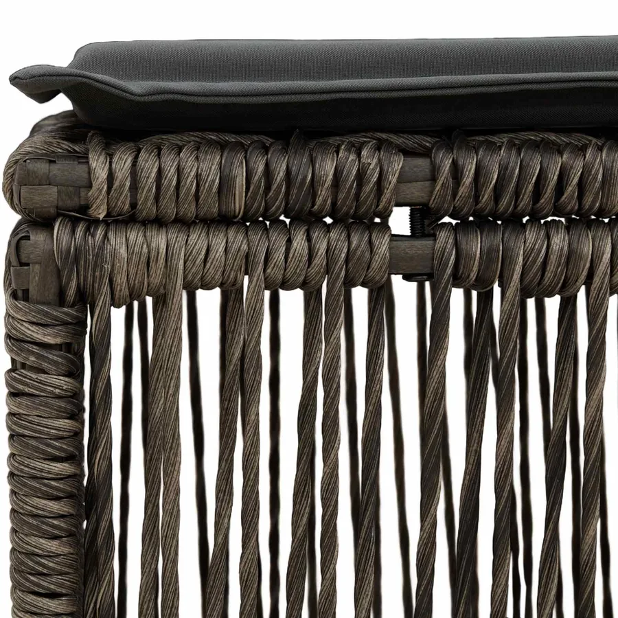 Tabouret Gris polyrotin - 6