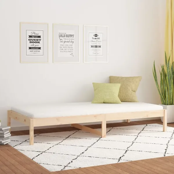 Daybed without mattress 90x190 cm solid pine wood