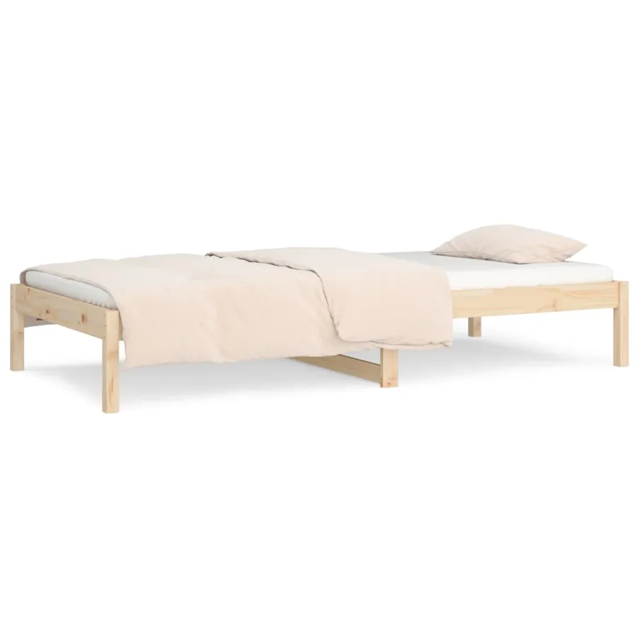 Daybed without mattress 90x190 cm solid pine wood - 5