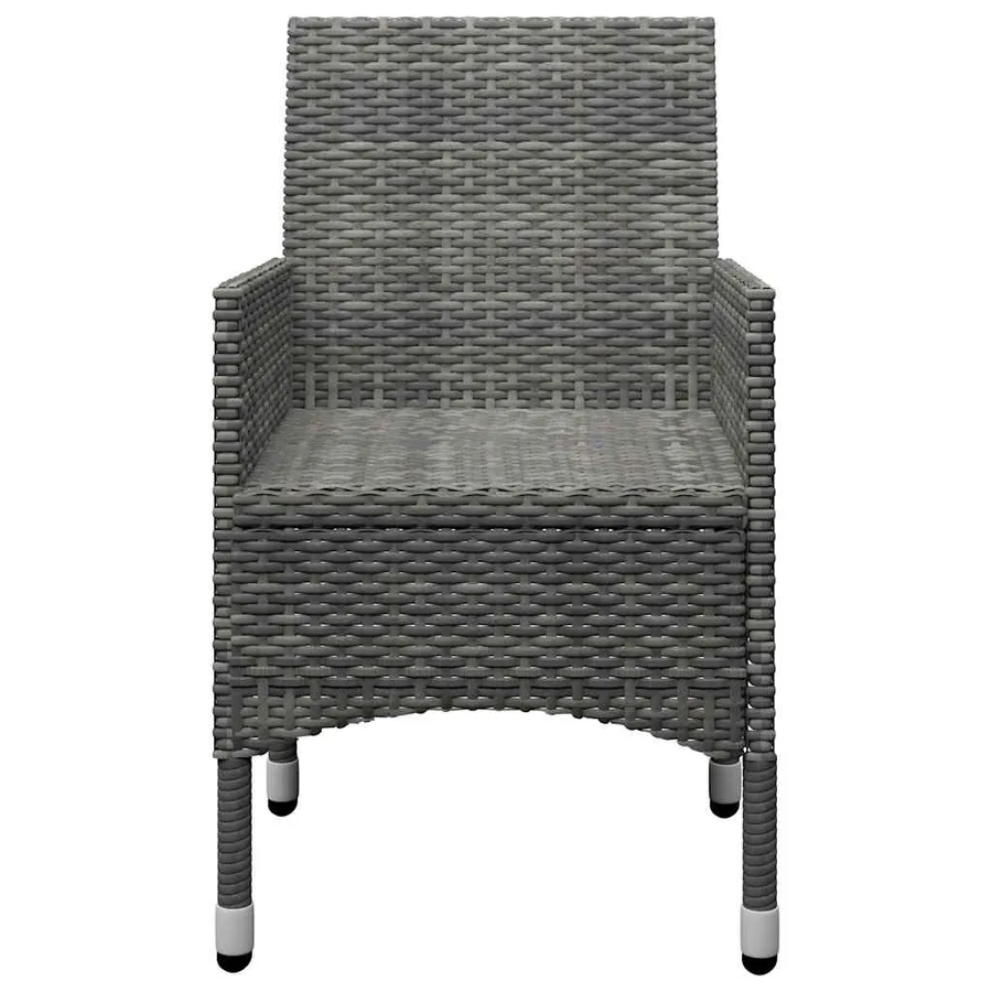 Ensemble à manger de jardin 7 pcs Gris - 10