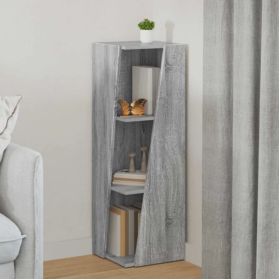 Étagère latérale Gris Sonoma 33 x 32 x 100,5 cm