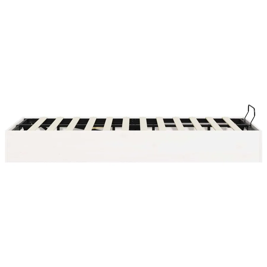 Cadre de lit ottoman avec rangement Blanc 135 x 190 cm - 7