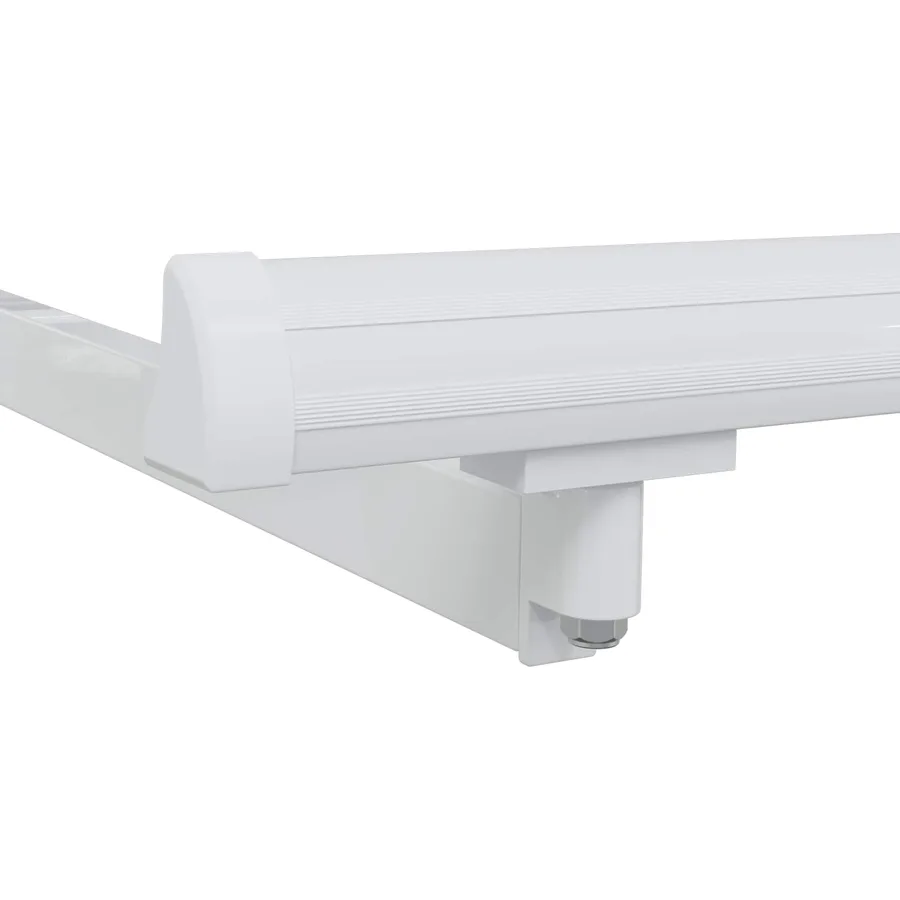 Cadre de auvent manuel Réglable Blanc 3 x 2,5 m Acier - 6
