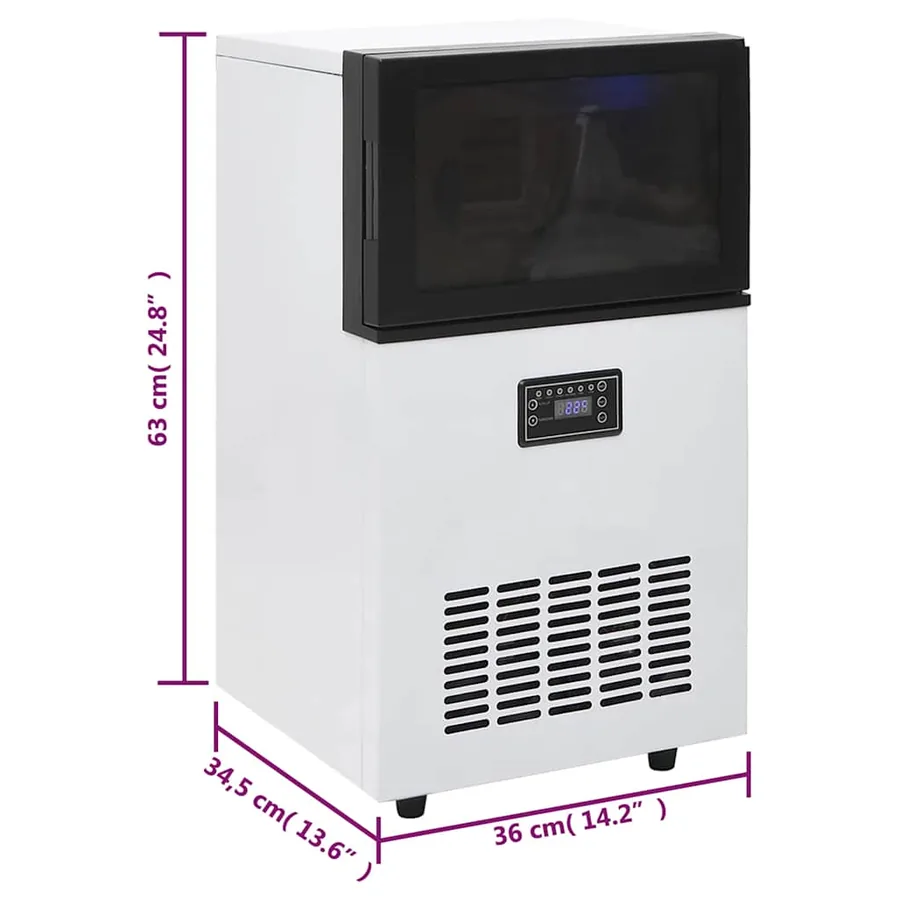 Appareil à glaçons Noir 45 kg / 24 h - 10