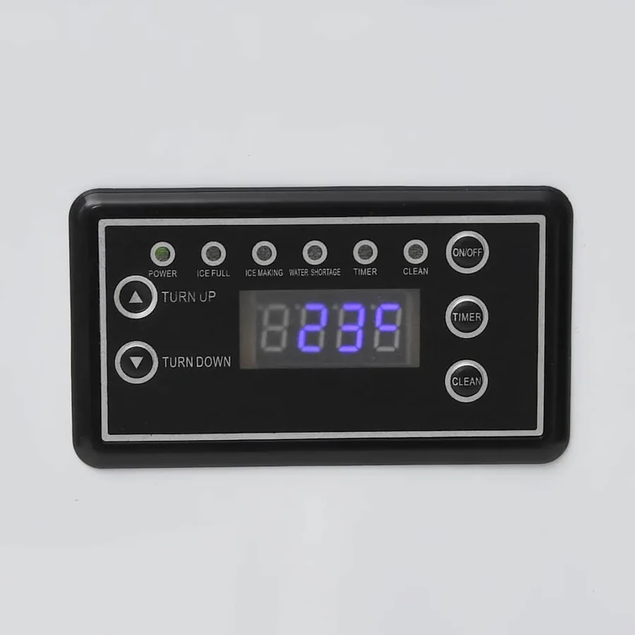 Appareil à glaçons Noir 45 kg / 24 h - 8