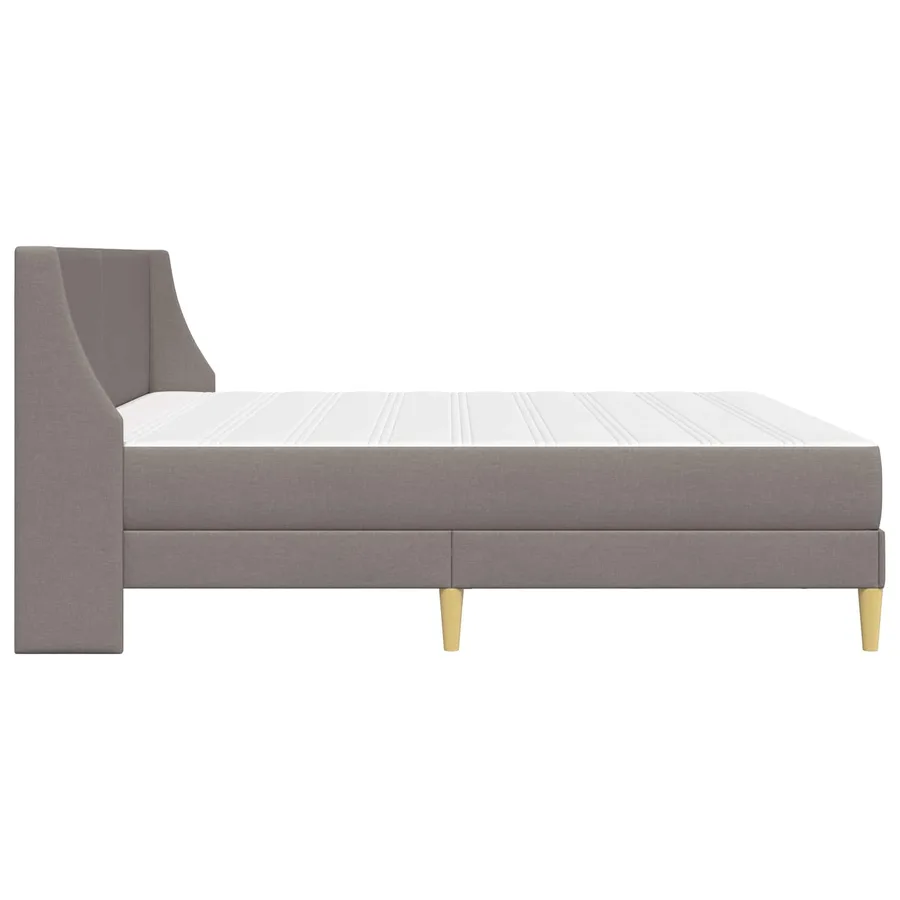 Cadre de lit avec matelas avec tête de lit Polyester - 7