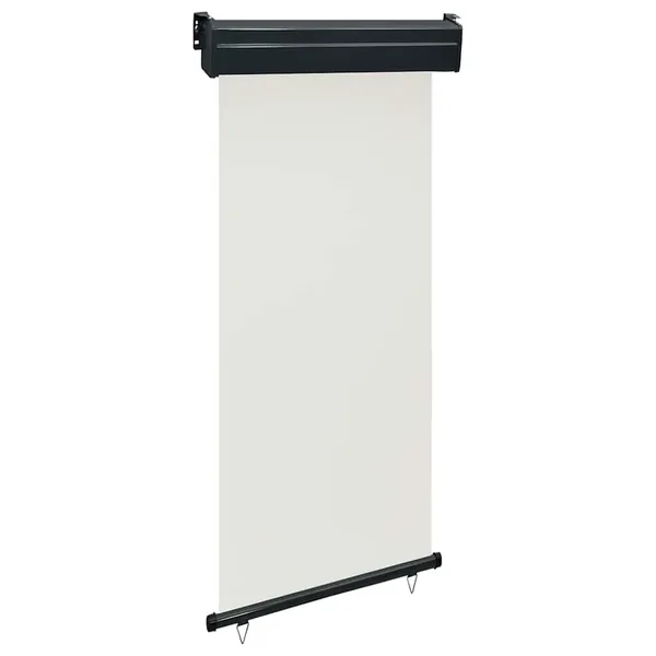 Auvent latéral de balcon 105x250 cm Crème