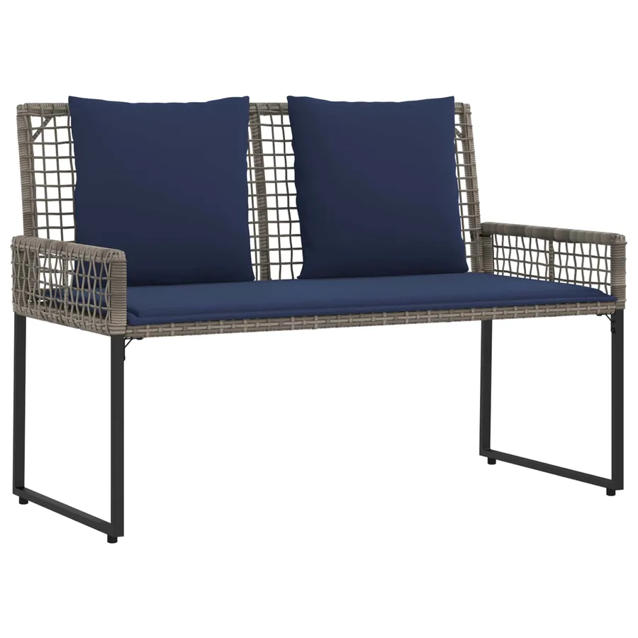 Ensemble de meubles d'extérieur avec coussin acier - 4
