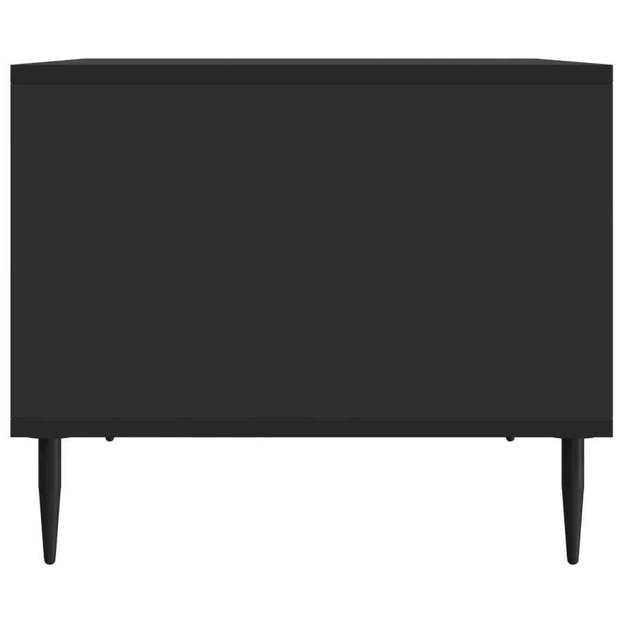 Table basse Noir 90 x 50 x 40 cm Bois d'ingénierie - 6