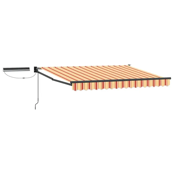Auvent rétractable électrique Multicolore 3,5 x 2,5 m