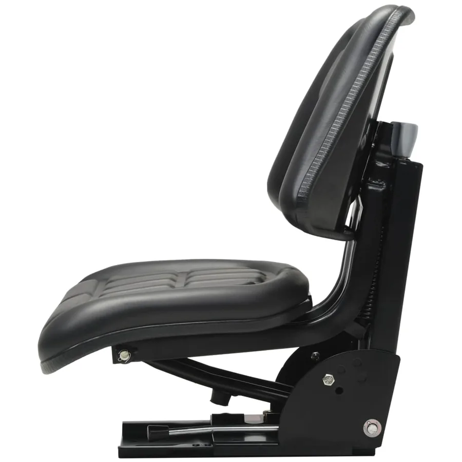 Tractor seat with suspension Black - 4