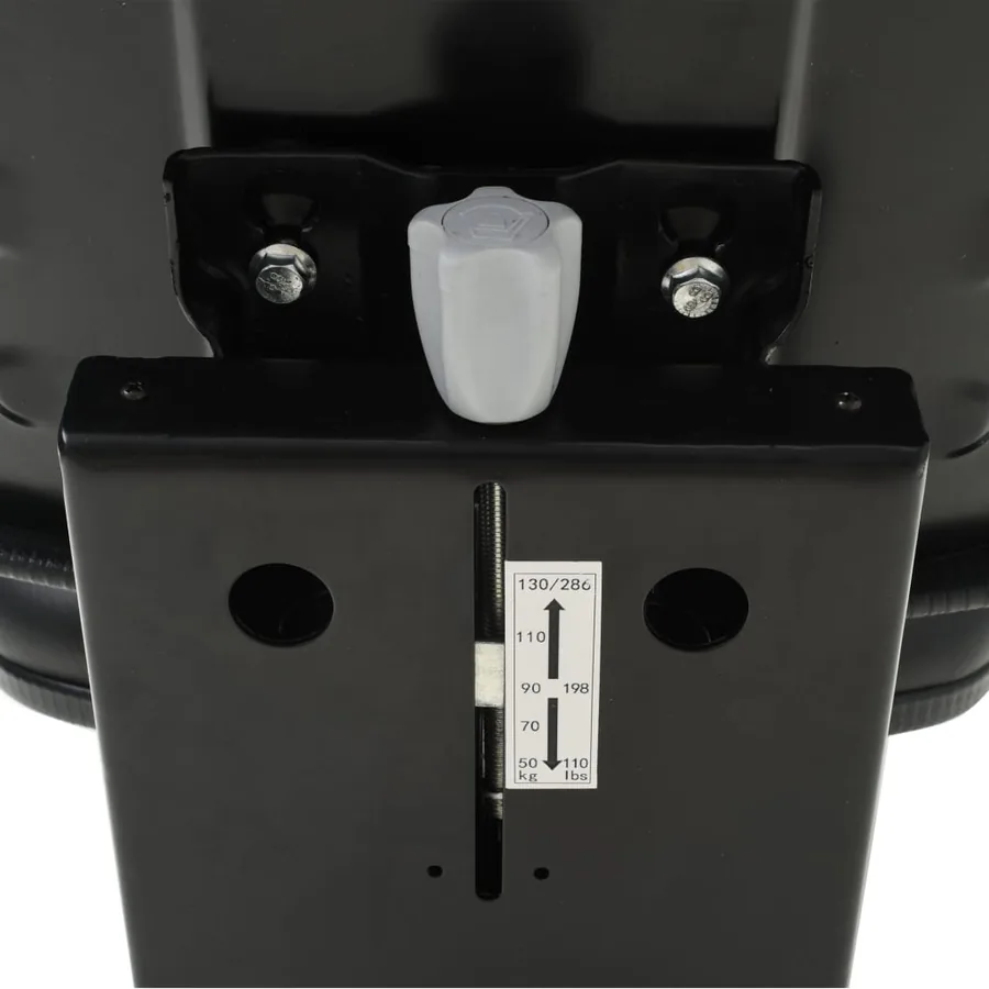 Tractor seat with suspension Black - 5